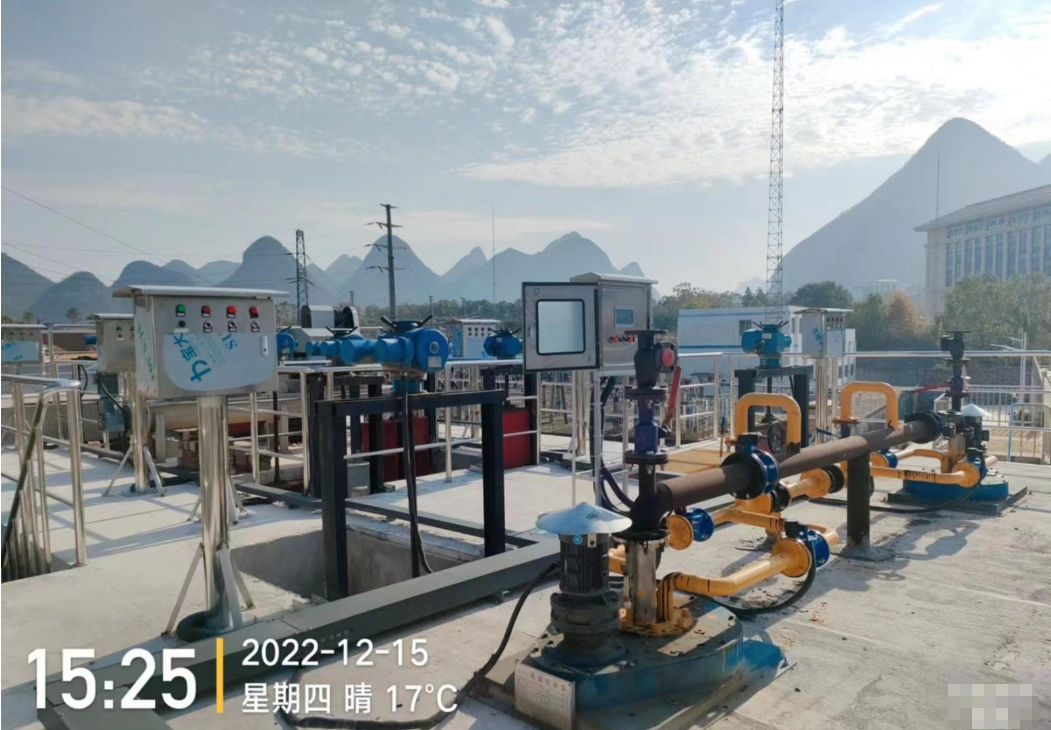 地衛(wèi)環(huán)?！`山縣第三污水處理廠